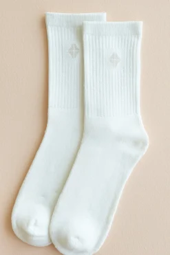 Adult Crew Socks in Cloud