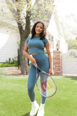 Bamboo Flex Baby Tee in Atlantic