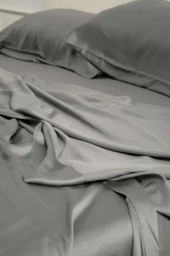 Bamboo Sateen Sheet Set in Ash