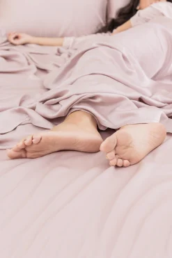 Bamboo Sateen Sheet Set in Rose Quartz