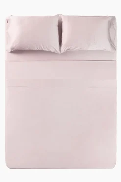 Bamboo Sateen Sheet Set in Rose Quartz