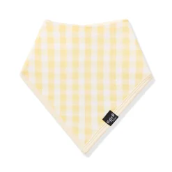 Bib in Gingham Chamomile