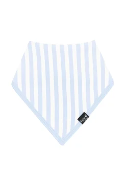 Bib in Small Mist Stripe