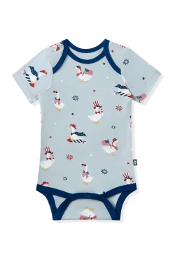 Bodysuit in Patriotic Goose