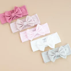 Bow Headband in Apple Blossom