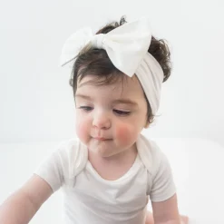 Bow Headband in Cloud