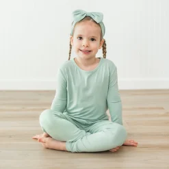 Bow Headband in Sage