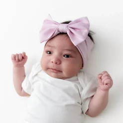 Bow Headband in Thistle