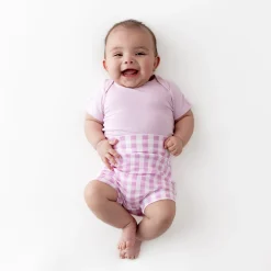 Bummies in Gingham Thistle