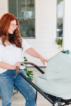 Car Seat Cover in Sage