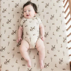 Crib Sheet in Classic Cowboy