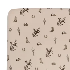 Crib Sheet in Classic Cowboy