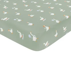 Crib Sheet in Silly Goose
