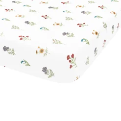 Crib Sheet in Wildflower