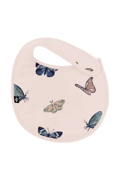 Cushy Bib in Blush Butterfly