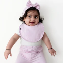 Cushy Bib in Thistle
