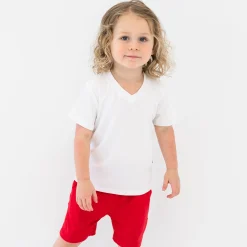 Drawstring Short in Cardinal