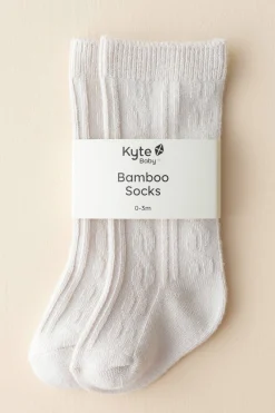 Knee High Socks in Oat