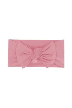 Knotted Bow Headband in Apple Blossom