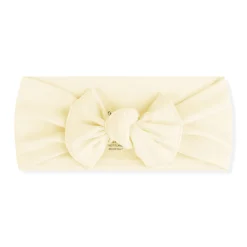 Knotted Bow Headband in Chamomile