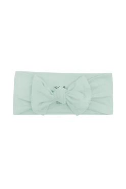 Knotted Bow Headband in Sage