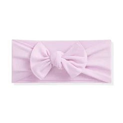 Knotted Bow Headband in Thistle
