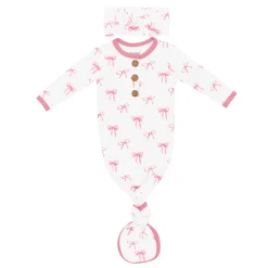 Knotted Gown with Bow Set in Bow