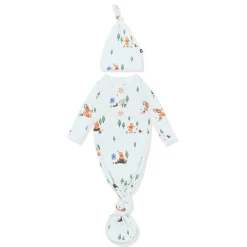 Knotted Gown with Hat Set in Winnie the Pooh Hundred Acre Wood