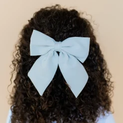 Large Alligator Clip Bow in Breeze