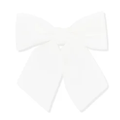 Large Alligator Clip Bow in Cloud