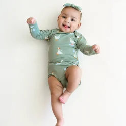 Long Sleeve Bodysuit in Silly Goose