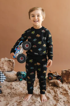 Long Sleeve Jogger Set in Monster Truck