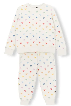 Long Sleeve Jogger Set in Pastel Mickey Mouse