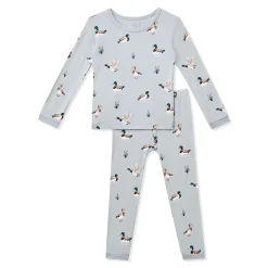 Long Sleeve Pajamas in Mallard Duck