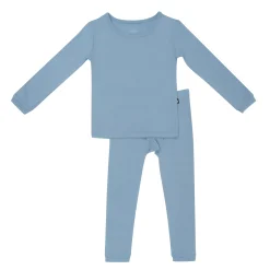 Long Sleeve Pajamas in Slate