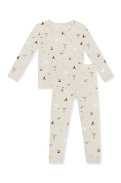 Long Sleeve Pajamas in Starry Icon