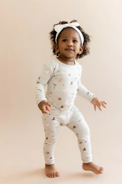 Long Sleeve Pajamas in Starry Icon