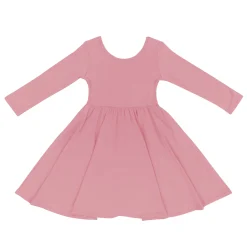 Long Sleeve Twirl Dress in Apple Blossom