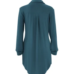 Long Sleeve Women’s Nightshirt in Atlantic
