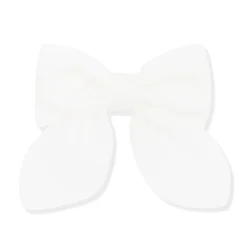 Medium Alligator Clip Bow in Cloud