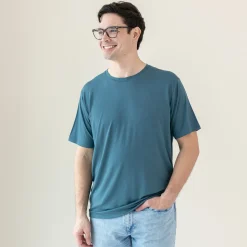 Men's Crew Neck Tee in Atlantic