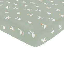 Mini Crib Sheet in Silly Goose