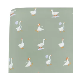 Mini Crib Sheet in Silly Goose