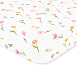Mini Crib Sheet in Tulip