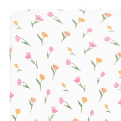 Mini Crib Sheet in Tulip