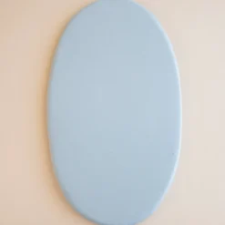 Oval Bassinet Sheet in Fog
