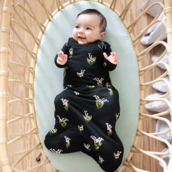 Oval Bassinet Sheet in Sage
