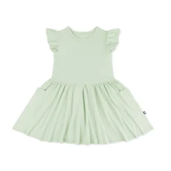 Pocket Dress in Basil