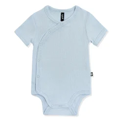 Pointelle Kimono Bodysuit in Breeze