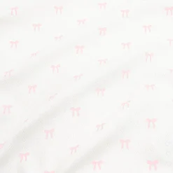 Pointelle Take Me Home Set with Cap in Sweet Pink Bow